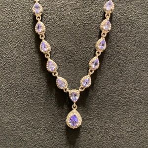 Tanzanite Zircon Necklace